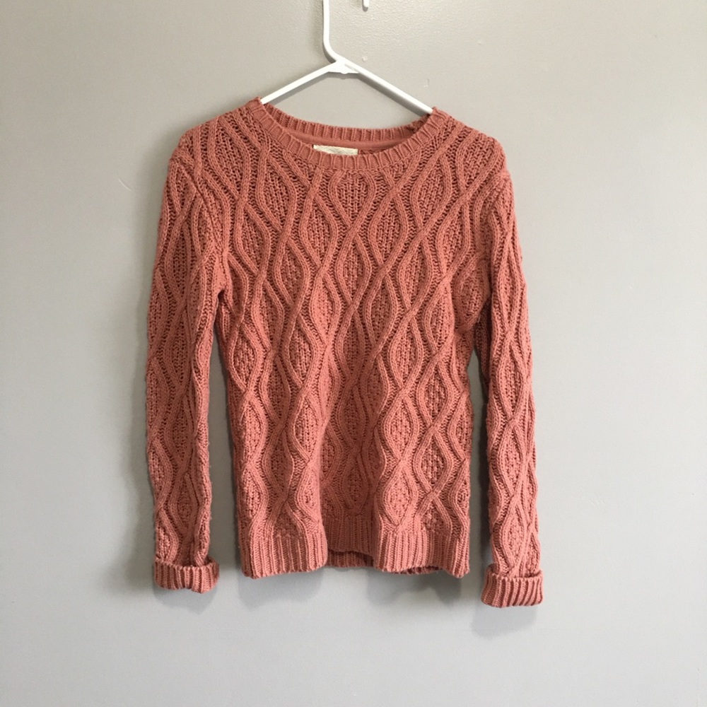 Ruby moon pink sweater